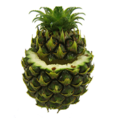 Pinaple Shell PINEAPPLE SHELL (CUT TOP) - Wang Derm Export & Thai Patana Frozen Ltd.